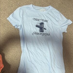 Aeropostale Sky Blue New York Tee